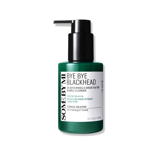 Some By Mi BYE BYE BLACKHEAD 30 DAYS MIRACLE GREEN TEA TOX BUBBLE CLEANSER 120g
